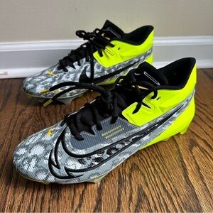 Nike Men's Vapor Edge Elite 360 2 Football Cleats FB3347-703 Green/Gray